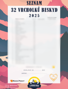 32 vrcholků Beskyd 2025